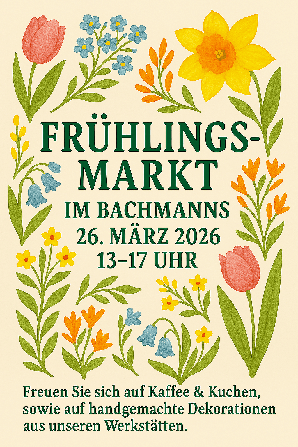Einladung zum Frühlingsmarkt im GPZ